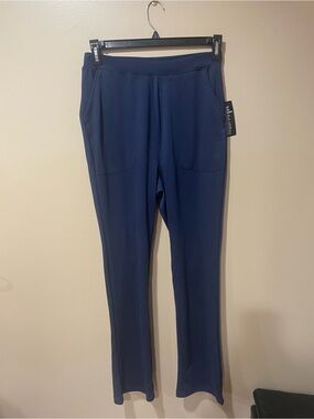 Women's Navy Pull-On Stretch Pants